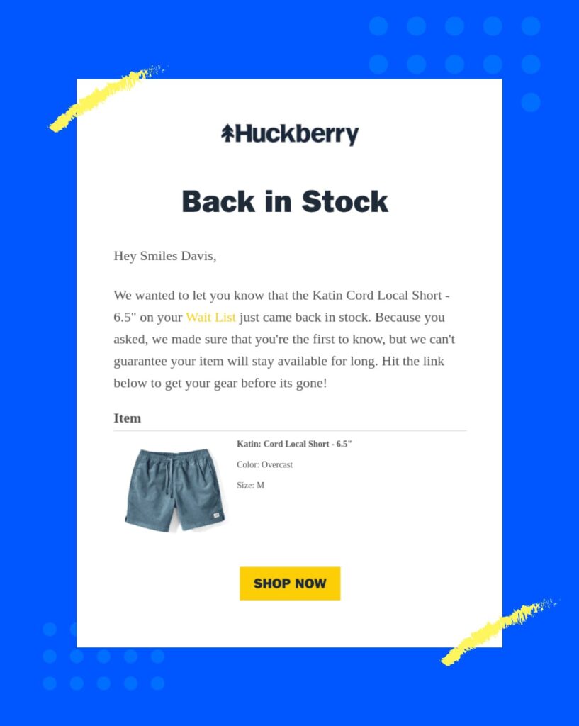 Huckberry-email